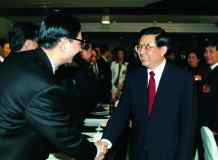 China President Mr.Hu Jintao with lifan